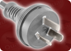 GB 15934-2008 CHINA GREY to IEC-60320-C13 GREY HOME // Power Cords // International Power Cords // China Power Cords -- 8590.177G - Image