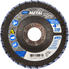 Norton Metal ZA Coarse Center Mount Fiberglass Conical Flap Disc - 66254419978 - Norton Abrasives