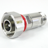 Low PIM 4.1/9.5 Mini DIN Male (Plug) to N Female (Jack) Adapter, Tri-Metal Plated Brass Body, 1.25 VSWR - SM8226 - Fairview Microwave Inc.