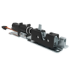 Electronic Rotary Push-to-Close, Pull-to-Open Latch, Sealed, Plastic and Stainless Steel, Thru Holes, 12 Volts, with Connector -- R4-05-20-4EB1-20