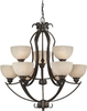 2356-09-32 Mid. Chandeliers-Glass Up - 416820 - Capital Lighting, Inc.