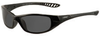 Jackson Safety Hellraiser V40 Polycarbonate Standard Safety Glasses Black Lens - Black Frame - Wrap Around Frame - 761445-02226 - 761445-02226 - R. S. Hughes Company, Inc.