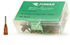 Fisnar QuantX™ 8001085 Straight Stainless Steel Dispensing Tip Amber 0.5 in x 15 ga - 8001085 - Ellsworth Adhesives