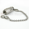 2.4mm Male (Plug) Termination (Load) 1 Watts To 50 GHz With Chain, Passivated Stainless Steel, 1.45 VSWR