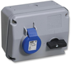 Conn, Mains Socket, 32A, 250V, Blue; Current Rating Abb - 67X3229 - Newark, An Avnet Company