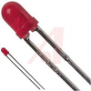 LED; T-3 mm LED 635nm Red Diffused, 5V -- 70127337
