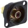 Phono Socket; Brass (Shell); Brass; Black; 26 mm L x 13 mm W x 31 mm H - 70088258 - Allied Electronics, Inc.