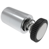 DZUS® Tech Line, Press-in, 9.3 mm Fastened Stud Projection, 0.9mm Min. Outer Panel, No Recess, Black Knob, Bulk Packaged - D9-52-1302-K000 - Southco