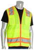 PIP 302-0700 Hi-Vis Lime Yellow 4XL Polyester Mesh Surveyors Vest - 8 Pockets - Fits 59 in Chest - 30 in Length - 616314-15714 - 616314-15714 - R. S. Hughes Company, Inc.