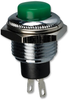 Switch, Pushbutton, Spst, 3A, 125Vac, Green; Product Range E-Switch - 15N8741 - Newark, An Avnet Company