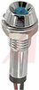 Indicator,Pnl-Mnt;LED;ULTRA BLUE;28 VDC; 6mm;Metal;26 AWG Terminals - 70015621 - Allied Electronics, Inc.