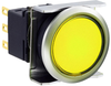 Pb Switch, Spdt, 5A, 250Vac, Yel, Panel; Product Range Idec - 93AC9484 - Newark, An Avnet Company
