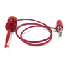 XR Mini-Hook to Stacking Banana Plug, 22 AWG PVC Test Lead - 201XR - E-Z-HOOK, a division of Tektest, Inc.