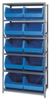 Quantum Storage Systems Giant Open Hopper Storage Units - 52664 - U.S. Plastic Corporation