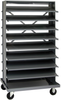 Dbl Sided Sloped Rack, 16Shelves, Steel; Shelving Unit Type Quantum Storage - 42AC5601 - Newark, An Avnet Company