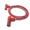 Shrouded R/A Banana Plug Jumper, 18 AWG PVC Test Lead - 9137 - E-Z-HOOK, a division of Tektest, Inc.