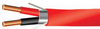 Fire Alarm Cable - FPLP Plenum Rated - 18/4 Shielded - Red Jacket - 1000 ft Reel -- KLTFPLP18/4-1S - Image