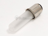 250 Watt, 130 Volt T4 Frosted Halogen DC Bayonet Bulb -- W-Q250DC-130V - Image