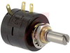 Pot;Wirewound;Rest 5 Kilohms;Panel;5 Turns;Pwr-Rtg 1W;Shaft Dia 0.25in - 70089285 - Allied Electronics, Inc.