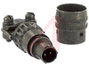 connector,metal circ,class e,str plug w/cable clamp,size 8,2 #20 solder pin cont - 70143376 - Allied Electronics, Inc.