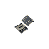 NANO SIM Card Connector 6 Pin Flip Type Metal Body CT -- ET-NO6PFT-MB - Image