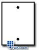 Leviton 1-Gang Blank Box Mount Midway Size Nylon Wallplate - PJ13 - TelephoneStuff.com