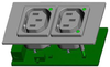 Iec Outlet F, 10A, 250Vac, Solder, Panel; Iec Connector Type Schurter - 24B561 - Newark, An Avnet Company