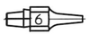 Weller Desolder - Eccentric Tip 0051314699 - Desolder - Eccentric Tip - 1.142 in Tip Length - 0.106 in Tip Width - 0.047 in Thick - 037103-20912 - R. S. Hughes Company, Inc.