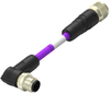 Sensor Cord, 2P M12 Plug-M12 Rcpt, 26.2 ; Connector Type A Te Connectivity - 50AH3982 - Newark, An Avnet Company