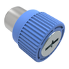 Captive Screw, M3.5 X 0.6, Press-in, Phillips/Slot Combination, 0 Blurple Knob - 4C-PS-35-1P0-K006 - Southco
