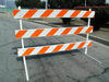 TD2600 Plastic Rail & Angle Steel Type III Barricade -- TD2600 Plastic Rail & Angle Steel Type III Barricade