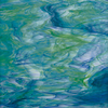White/Dark Green/Blue Glass - 623-7S - Spectrum Glass Company, Inc.