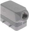 Standard, Rectangular Hood, size 57.27, 4 Pegs, Side M20 cable entry - MHO-10.20 - Mencom Corporation
