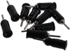 Adapter, Banana Jack-Pin Tip Plug, Black; Gender Pomona - 73C7311 - Newark, An Avnet Company