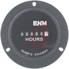Hour Meter, Quartz, 2.80 in. Round, 10-80 VDC, DC, 6 digit - 70000794 - Allied Electronics, Inc.