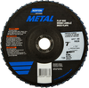 Norton Metal ZA Coarse Center Mount Fiberglass Flat Flap Disc - 66254472665 - Norton Abrasives