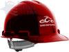 OCC 4-Point Ratchet Suspension Hard Hat Red -- OCC-46141
