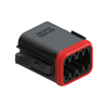 Rectangular Connector Housings - AT06-08SA-RDBLK-ND - DigiKey
