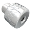 Captive Nut, M3 X 0.5, Thru Hole, Steel Ferrule, Aluminum Knob, Bright - N7-02-10 - Southco