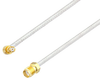 SMP Female Right Angle to SMA Female Cable 150 cm Length Using PE-SR405FL Coax - PE3W05740-150CM - Pasternack