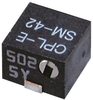 Trimmer Pot, Cermet, 5K, 11Turn, Smd; Track Resistance Nidec Copal Electronics - 58AC4016 - Newark, An Avnet Company