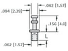 Double Turret Terminal .115