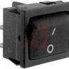 Switch, Rocker; Miniature Power; D Series - 10 Amp @ 125 VAC; DPST; On-None-Off - 70128146 - Allied Electronics, Inc.