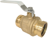 2-Piece, Full Port, Brass Ball Valve with Integral Press Fitting End XLC Connection -- FBV-3-Press XLC - Image