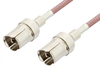 GR874 Sexless to GR874 Sexless Cable 24 Inch Length Using RG142 Coax, RoHS - PE3200LF-24 - Pasternack