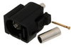FAKRA Jack (Female) Connector for RG174, RG316, RG188, .100 inch, FM-B100, FM-C100, LMR-100, Crimp/Solder, Black Color - FMCN1346A - Fairview Microwave Inc.
