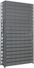 Open Shelving, 13Shelves, 108Bins, Grey; Shelving Unit Type Quantum Storage - 44AC8845 - Newark, An Avnet Company
