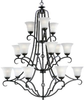 P4268-84 Large Chandeliers-Glass Shade - 728451 - Capital Lighting, Inc.