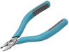 Erem Angled Flush Steel Flush Cutting Plier 2475E - 5 in Length - ESD Safe Foam Cushion Grip - 037103-21634 - R. S. Hughes Company, Inc.