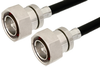 7/16 DIN Male to 7/16 DIN Male Cable 36 Inch Length Using RG8 Coax - PE35283-36 - Pasternack
